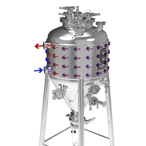 BrewBuilt X3 Jacketed Uni Conical Fermenter