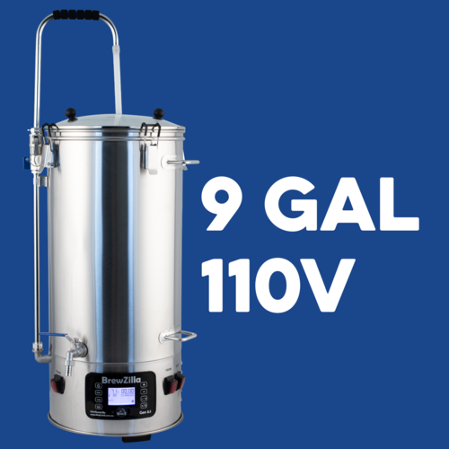 KegLand BrewZilla All Grain Brewing System With Pump | Gen 3.1.1 | 35L/9.25G (110V)