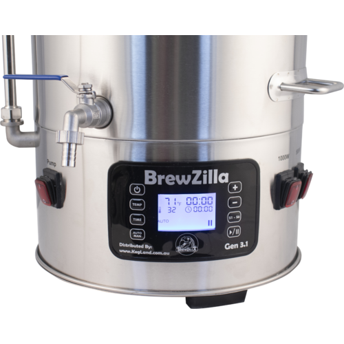 KegLand BrewZilla All Grain Brewing System With Pump | Gen 3.1.1 | 35L/9.25G (110V)