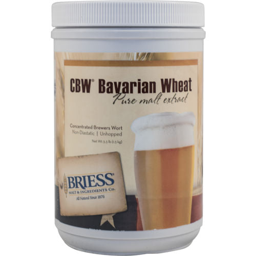 Briess | CBW® Bavarian Wheat | Concentrated Brewers Wort | Liquid Malt Extract | LME | 3 SRM