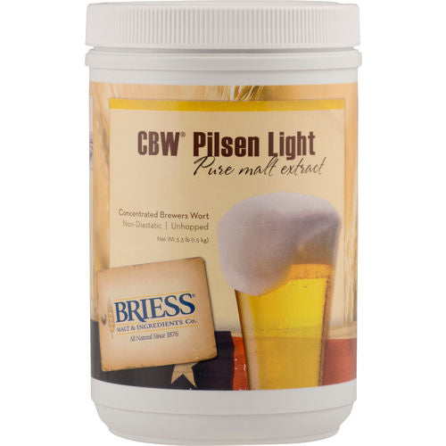 Briess | CBW® Pilsen Light | Concentrated Brewers Wort | Liquid Malt Extract | LME | 2 SRM