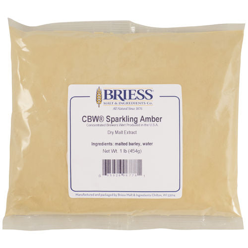 Briess | CBW® Sparkling Amber | Concentrated Brewers Wort | Dry Malt Extract | DME | 9 SRM