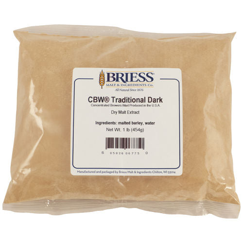 Briess | CBW® Traditional Dark | Concentrated Brewers Wort | Dry Malt Extract | DME | 30 SRM