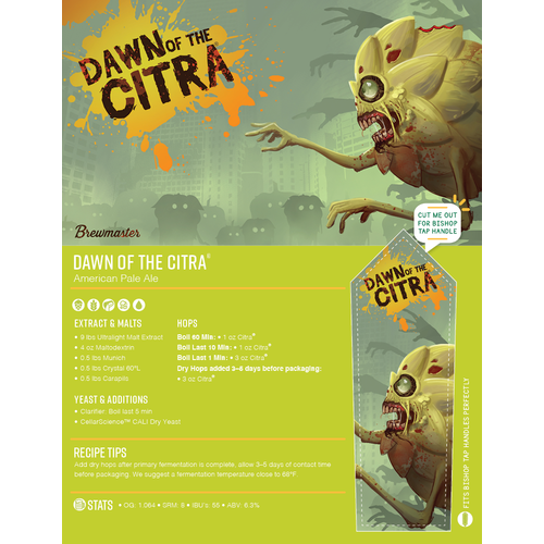 Dawn of the Citra® American Pale Ale - Brewmaster Extract Beer Brewing Kit