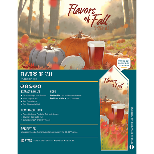 Flavors Of Fall Pumpkin Ale - Brewmaster Extract Beer Brewing Kit