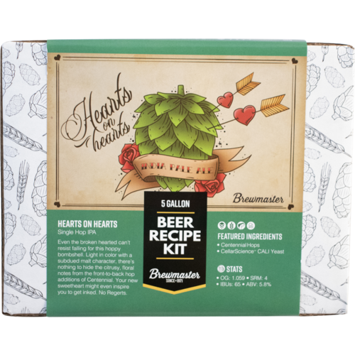 Hearts on Hearts IPA - Brewmaster Extract Beer Brewing Kit