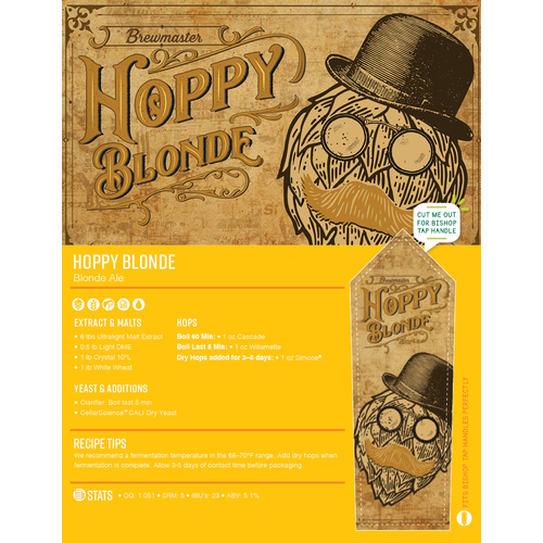 Hoppy Blonde Ale - Brewmaster Extract Beer Brewing Kit