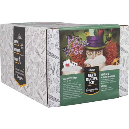 Mad Hatter Hazy New England IPA - Brewmaster Extract Beer Brewing Kit