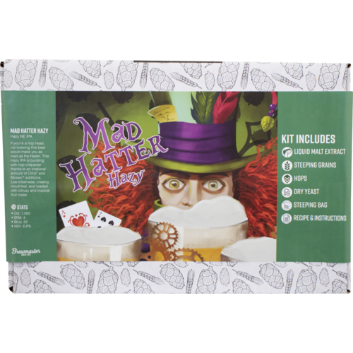 Mad Hatter Hazy New England IPA - Brewmaster Extract Beer Brewing Kit