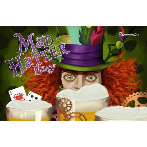 Mad Hatter Hazy New England IPA - Brewmaster Extract Beer Brewing Kit