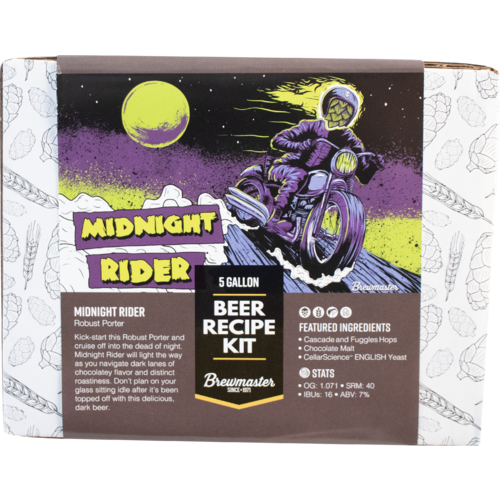 Midnight Rider Robust Porter - Brewmaster Extract Beer Brewing Kit