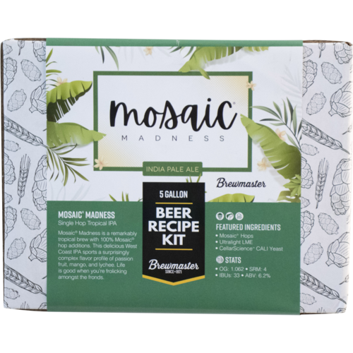 Mosaic® Madness IPA - Brewmaster Extract Beer Brewing Kit