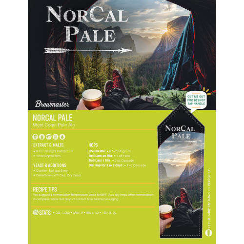 NorCal Pale West Coast Pale Ale - Brewmaster Extract Beer Brewing Kit