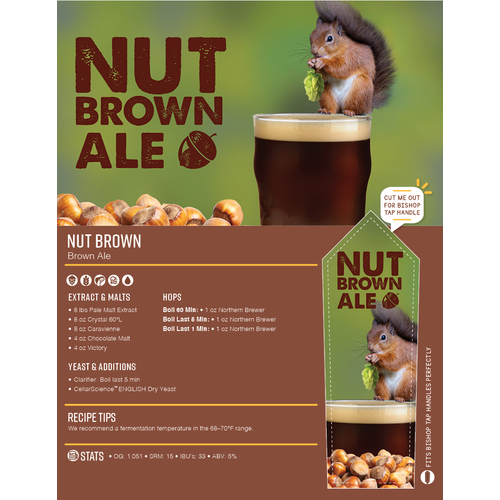 Nut Brown Ale - Brewmaster Extract Beer Brewing Kit