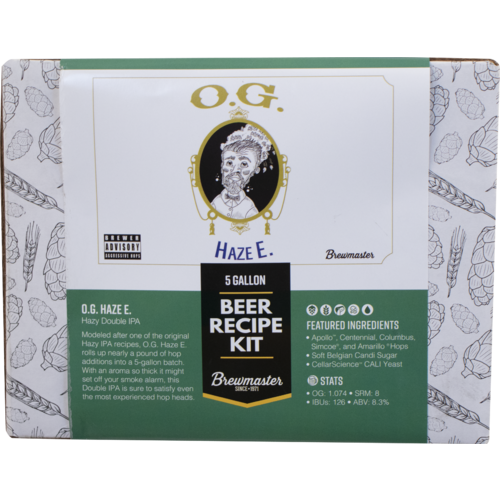 O.G. Haze E. Hazy Double IPA - Brewmaster Extract Beer Brewing Kit