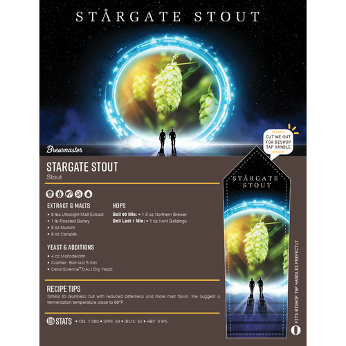 Stargate Stout - Brewmaster Extract Beer Brewing Kit