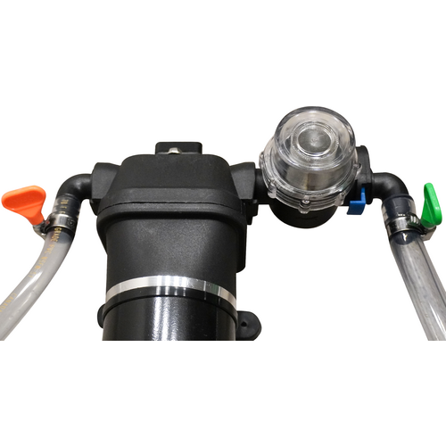 The Vintage Shop | Super Transfer Pump | Variable Speed Diaphragm Pump | 0-3 GPM | Self-Priming | Quick Disconnect Pre-Filter | Tubing Included