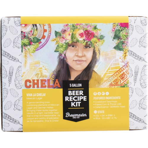 Viva la Chela! Mexican Lager - Brewmaster Extract Beer Brewing Kit